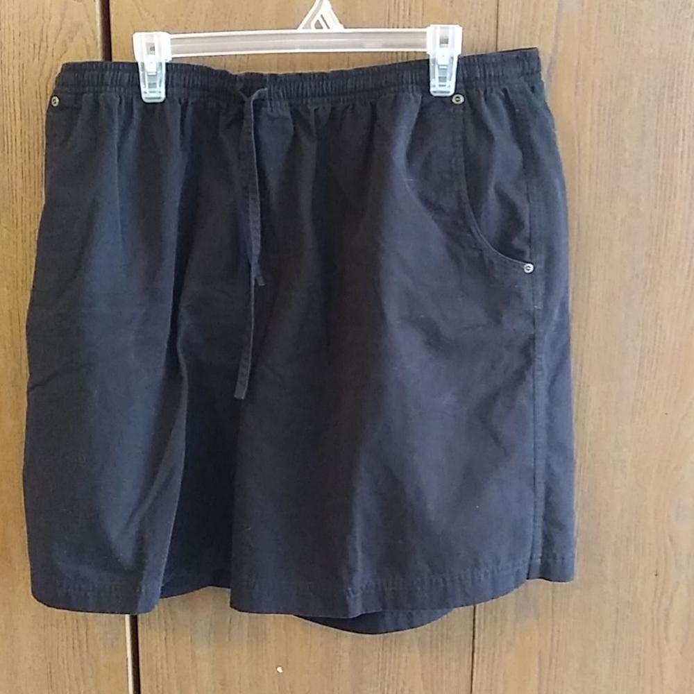 Black Draw String Women's Shorts
